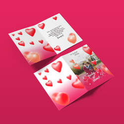  - 14 Şubat Sevgililer Günü temalı Kartpostal