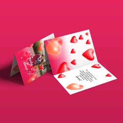 14 Şubat Sevgililer Günü temalı Kartpostal - Thumbnail