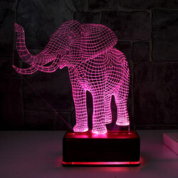 3D Fil Tasarımlı LED Lamba - Thumbnail