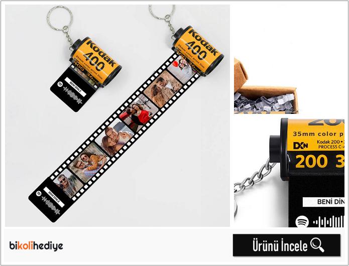 kodak anahtarlık - hediye kutusu hazırlama erkek için