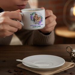 - Anneye Hediye Fotoğraflı Nescafe Fincanı