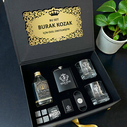 Arkadaşa Hediye Golden Prestige Premium Viski Seti - Thumbnail
