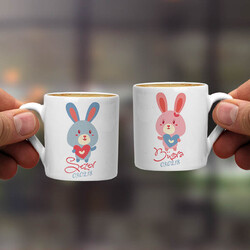  - Aşık Tavşanlar İkili Kahve Fincanı