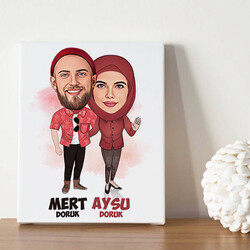  - Aşkımızın Halleri Karikatürlü Tablo