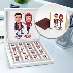  - Asla Bırakmam Karikatürlü Çikolata Kutusu