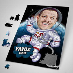  - Astronot Karikatürlü Puzzle