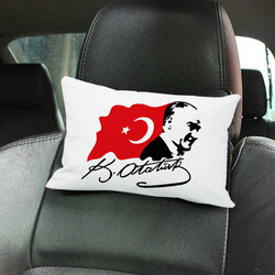  - Atatürk Temalı Araç Koltuk Yastığı