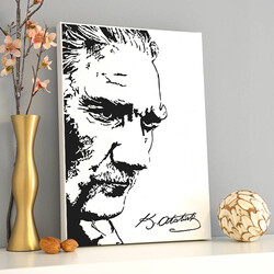  - Atatürk Temalı Dekoratif Kanvas Tablo