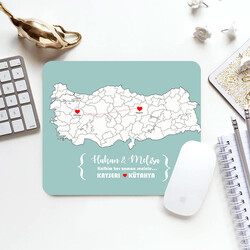  - Ayrı Şehirlerde Olsak da Kalplerimiz Bir Mousepad