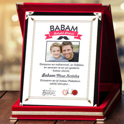  - Babaya Hediye Fotoğraflı Plaket