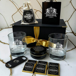 Babaya Hediye Golden Elite Elegan Viski Seti - Thumbnail