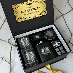 Babaya Hediye Golden Elite Elegan Viski Seti - Thumbnail