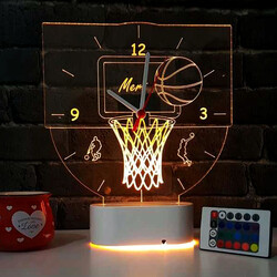  - Basketbol Temalı 3d Led Lamba