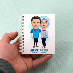  - Başörtülü Aşkım Karikatürlü Defter