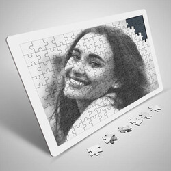  - Bayanlara Özel Karakalem Efektli Puzzle