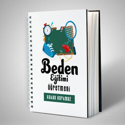  - Beden Öğretmenine Özel İsimli Defter