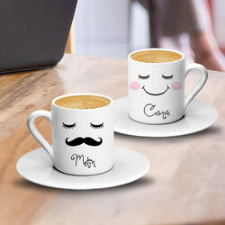 Ben ve Sen İkili Kahve Fincanı - Thumbnail