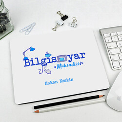  - Bilgisayar Mühendisi Temalı İsme Özel Mousepad