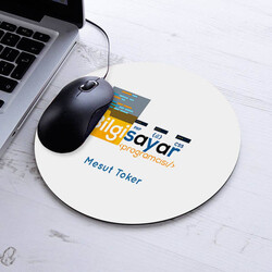  - Bilgisayar Programcısı Temalı Yuvarlak Mousepad