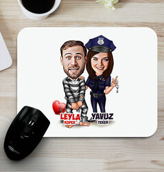  - Biz Bize Mahkumuz Karikatürlü Mouse Pad