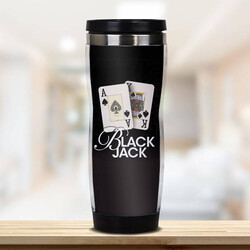  - Black Jack Temalı Termos Bardak