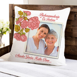  - Büyük Annelere Özel Fotoğraflı Yastık