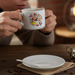  - Canım Annem Fotoğraflı Nescafe Fincanı