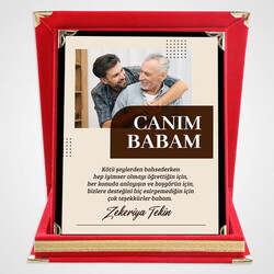  - Canım Babam Kişiye Özel Plaket