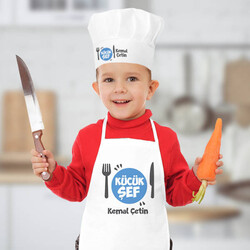  - Çocuklara Özel Şapkalı Mutfak Önlüğü
