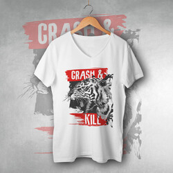  - Crash and Kills Tasarımlı Tişört