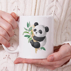  - Cute Panda Tasarım Kupa Bardak