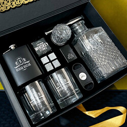 Diamond Crown Premium Viski Hediye Kutusu - Thumbnail