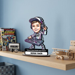  - Dj Erkek Çocuk Karikatürlü Biblo