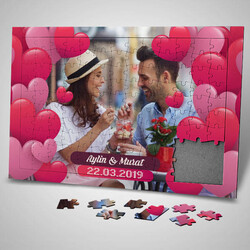  - Dopdolu Romantik Kalpler 130 parça Puzzle