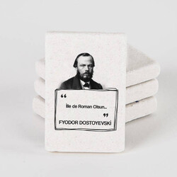  - Dostoyevski Esprili Taş Buzdolabı Magneti