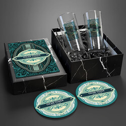  - Elegan Tasarımlı İsimli Rakı Bardağı Seti