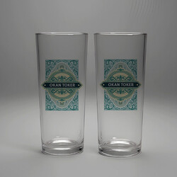 Elegan Tasarımlı İsimli Rakı Bardağı Seti - Thumbnail