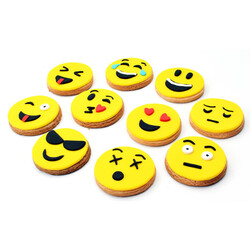 Emoji Tasarımlı Sempatik Butik Kurabiyeler - Thumbnail