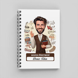  - En Başarılı Erkek Arapça Öğretmeni Karikatürlü Defter