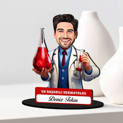  - En Başarılı Erkek Hermatolog Karikatürlü Biblo