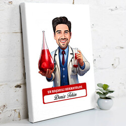 - En Başarılı Erkek Hermatolog Karikatürlü Tablo