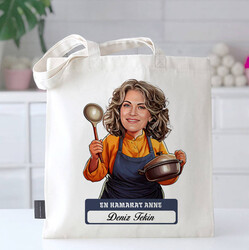  - En Hamarat Anne Karikatürlü Bez Çanta