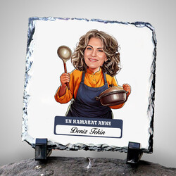  - En Hamarat Anne Karikatürlü Taş Baskı