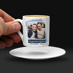 En İyi Amca Fotoğraflı Kahve Fincanı - Thumbnail
