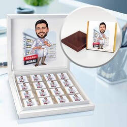  - En İyi Eczacı Karikatürlü Çikolata Kutusu