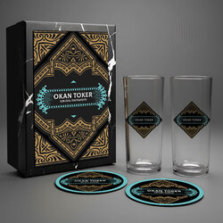 Erkeğe Özel Tasarımlı İsimli Rakı Bardağı Seti - Thumbnail