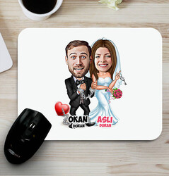  - Evlendik Ayvayı Yedik Karikatürlü Mouse Pad