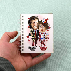  - Festival Çiftleri Karikatürlü Defter