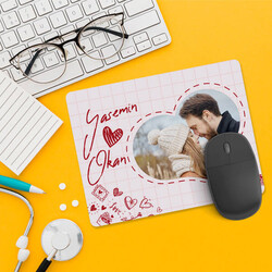 Fotoğraflı Romantik Mousepad - Thumbnail