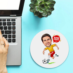  - Futbol Sever Erkek Karikatürlü Mousepad